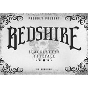 Bedshire字体