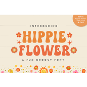 Hippie flower字体