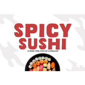 Spicy sushi字体