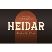Heidar字体