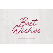Best wishes字体