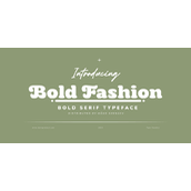 Bold fashion字体