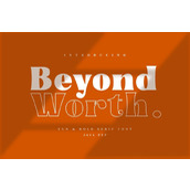 Beyond worth字体