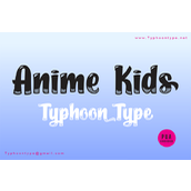 Anime kids字体