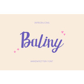 Baliny字体