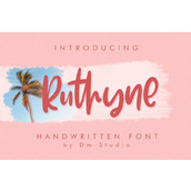 Ruthyne字体