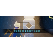 《光遇》测量身高方法介绍