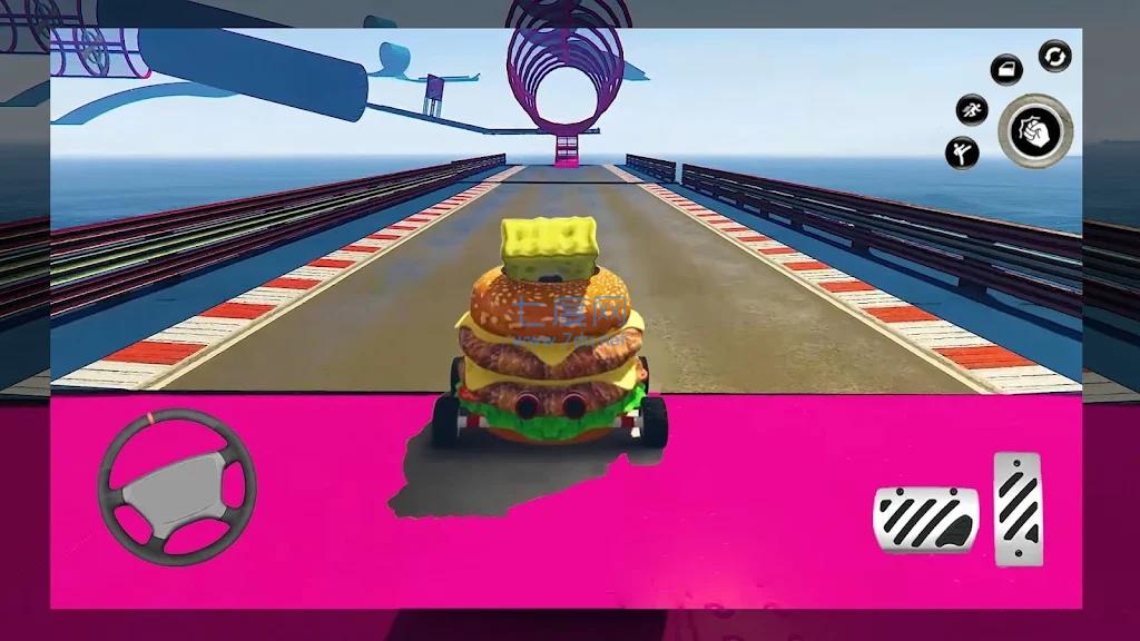 汉堡海绵车SpongebobMegaRampDrive免费正版