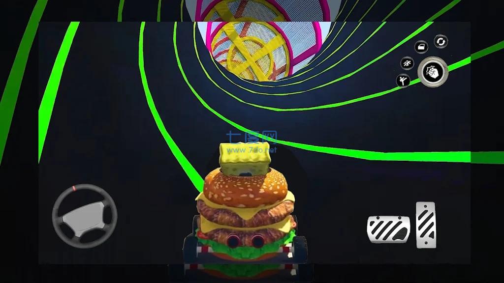 汉堡海绵车SpongebobMegaRampDrive免费正版