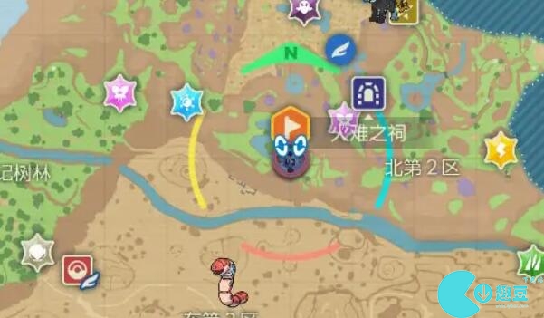 宝可梦朱紫蓝之圆盘神兽位置一览