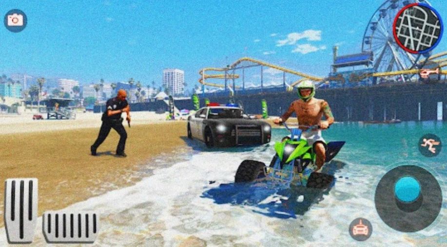 城市街道的冒险之路版