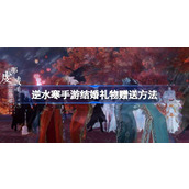 逆水寒手游怎么赠送结婚礼物