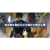 逆水寒手游队伍历史聊天记录查看方法