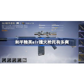 和平精英SLR射手步枪与撞火枪托的完美结合
