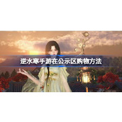 逆水寒手游公示区购物方法指南