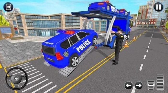 大警用运输车游戏安装