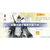 射雕手游全真教深度解析轻剑与重剑双修指南