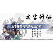 文字修仙传怎么飞升