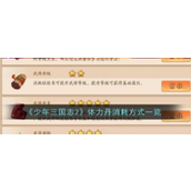 《少年三国志》体力丹管理策略详解