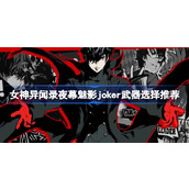 女神异闻录夜幕魅影joker武器用什么好