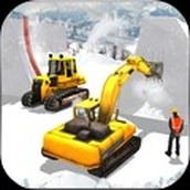 雪山挖掘机模拟器