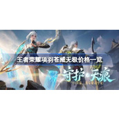 王者荣耀项羽苍威无极价格一览