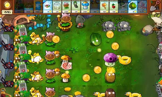 植物大战僵尸杂交版招财猫版
