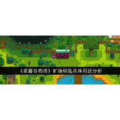 星露谷物语矿场钥匙详尽使用指南