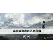 鸣潮异象声骸获取指南