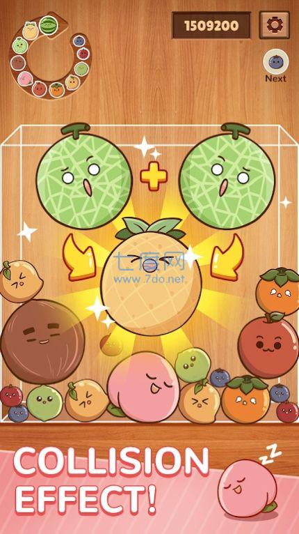 水果合并狂热WoodenFruitMergeMania版