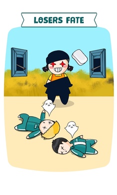 漫画鱿鱼游戏