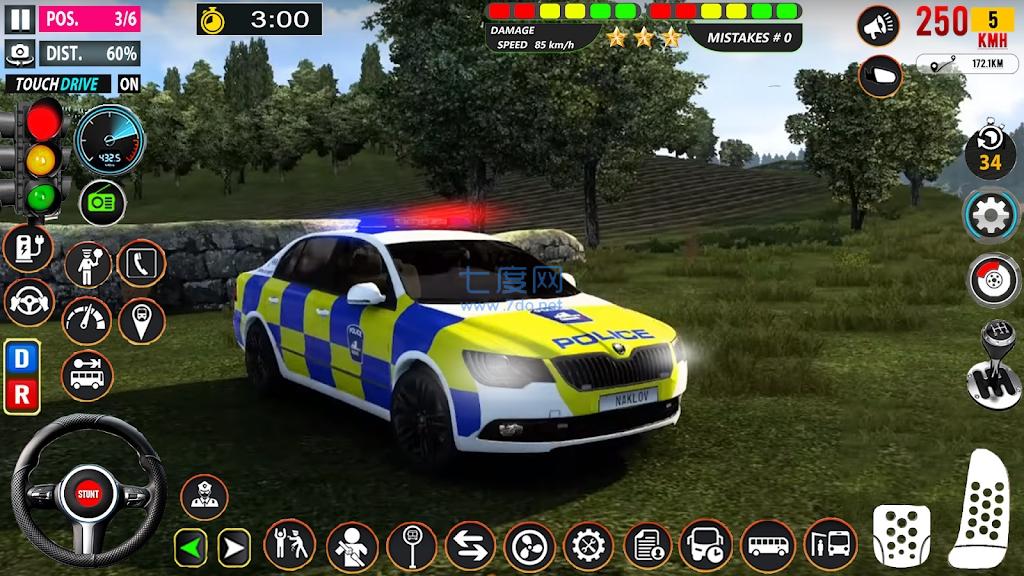 警车驾驶停车场PoliceCarParkingGames版