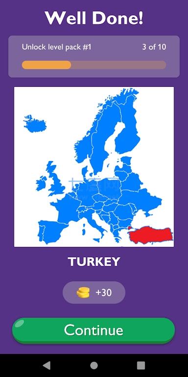 欧洲地图猜谜挑战GuessEuropeanCountryOnMap安卓版