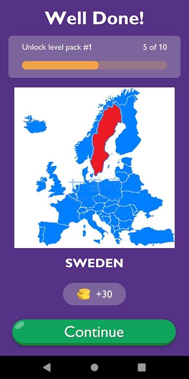 欧洲地图猜谜挑战GuessEuropeanCountryOnMap安卓版
