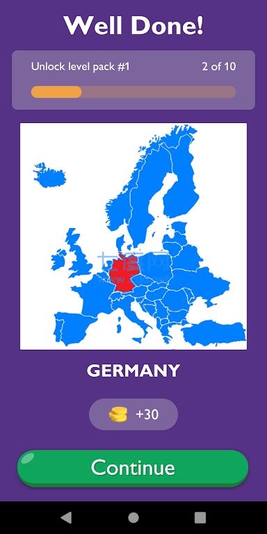 欧洲地图猜谜挑战GuessEuropeanCountryOnMap安卓版