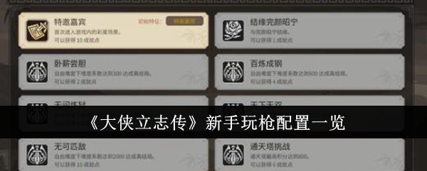 大侠立志传