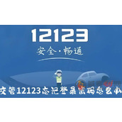 交管12123忘记登录密码怎么办