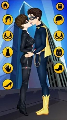 接吻穿上盛装的女孩版