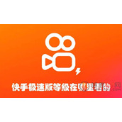 快手极速版等级在哪里看的