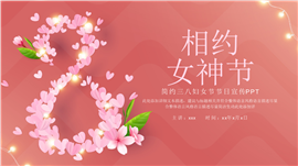 三八妇女节节日营销计划ppt模板