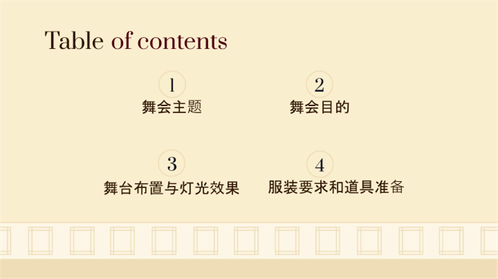 1920s复古时尚插画风舞会策划ppt模板