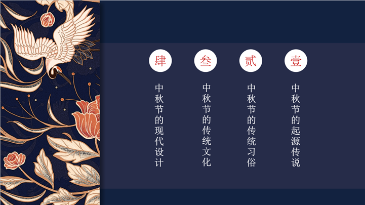 国潮风中秋佳节传统节日ppt模板