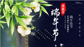 端午节传统节日文化介绍推广ppt模板