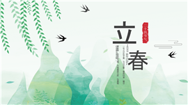古风二十四节气之立夏介绍ppt模板