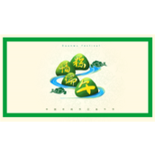 绿色清新端午节主题PPT模板