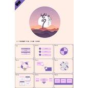 七夕乞巧情人节ppt模板