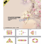 赏花季节ppt模板