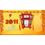 2011新年快乐ppt模板
