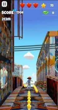 涂鸦跑步游戏