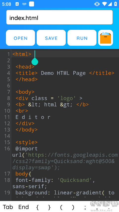 HTML Editor